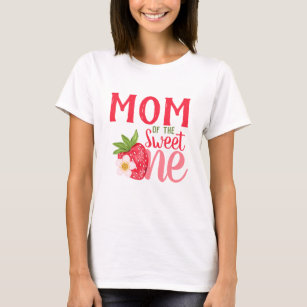 Mama des Sweet One Strawberry 1. Party T-Shirt