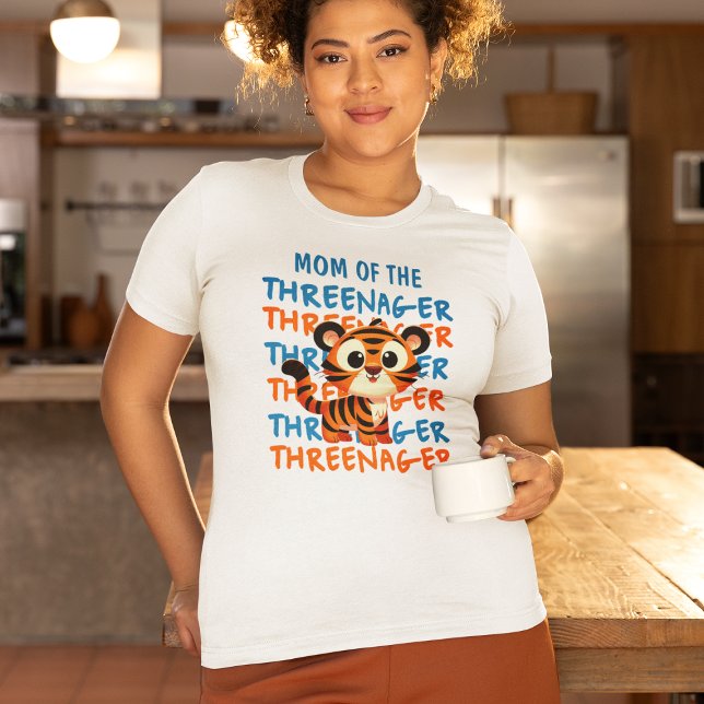 Mama des T - Shirt des Bedrohten (Mom Of The Threenager T-Shirt
)