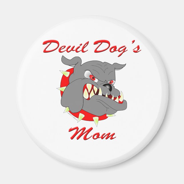 MAMA des USMC Devil Dog Magnet (Vorne)