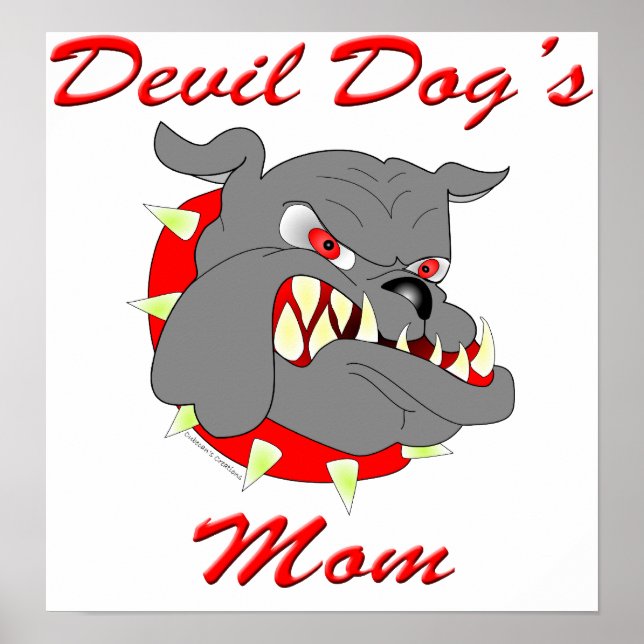 MAMA des USMC Devil Dog Poster (Vorne)