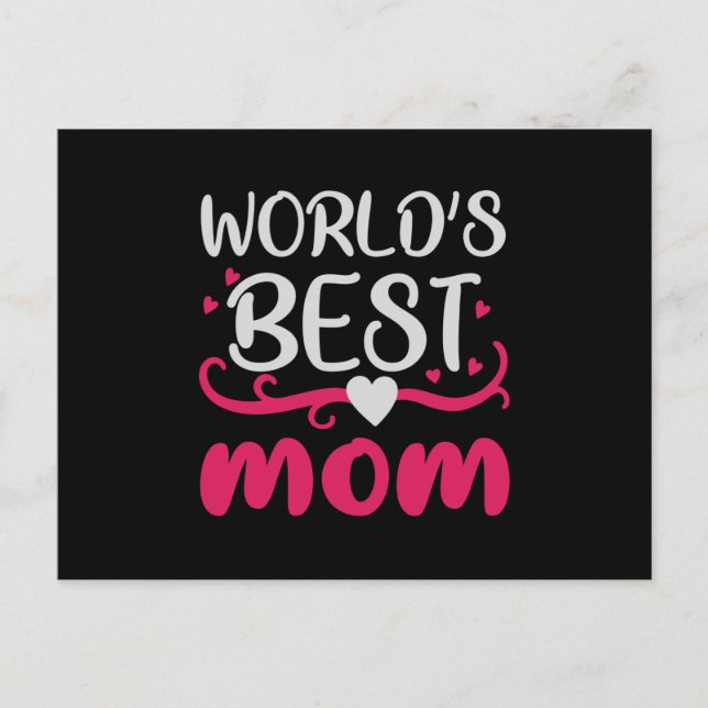 Mama - Die beste Mama der Welt Postkarte (Vorderseite)