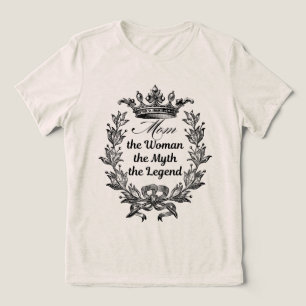 Mama die Frau der Mythos die Legende Tri-Blend Shirt