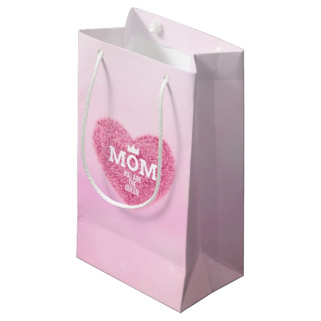 Mama die Geschenk-Tasche der Königin-Mutter des Kleine Geschenktüte (Vorderseite Schrägansicht)