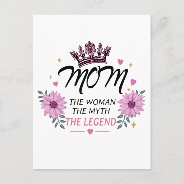 Mama Die Legende Muttertag Geschenk Postkarte (Vorderseite)