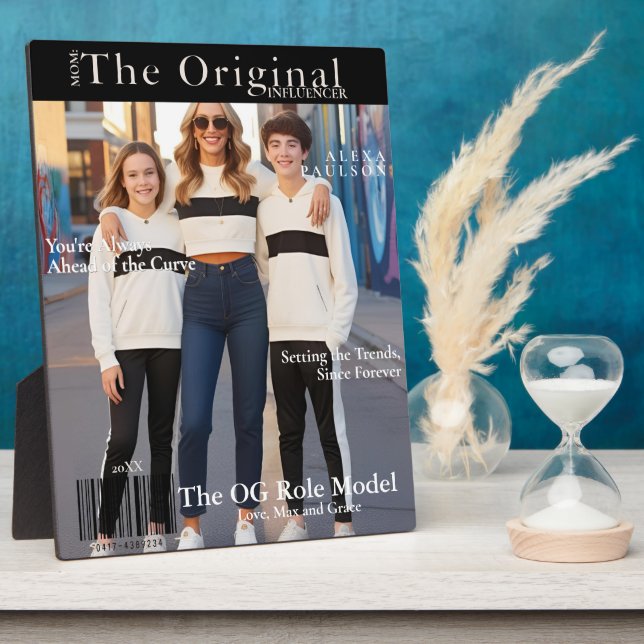 Mama: Die Titelseite des Originalmagazins "Influen Fotoplatte (Seite)