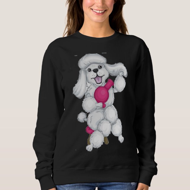 Mama Dog Poodles Sweatshirt (Vorderseite)