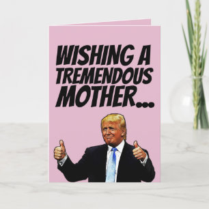 Mama DONALD TRUMP MUTTER'S DAY CARDS Feiertagskarte