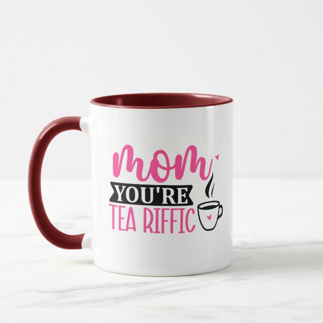 Mama Du bist ein techsüßes Wortspiel-Geschenk für  Tasse (Links)