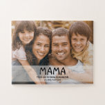 Mama Du bist ein wunderbares Personalisiertes Foto Puzzle<br><div class="desc">Das Mama Foto Mother's Day Personalisiert Puzzle - ein herzerwärmendes und einzigartiges Geschenk, um die besonderen Mütter in Ihrem Leben zu feiern. Dieses Rätsel enthält ein individualisierbares Foto von "Mama" und fügt diesem hochgeschätzten Sake eine persönliche Touch hinzu. Passen Sie das Rätsel mit einem Foto an, das einen sentimentalen Wert...</div>