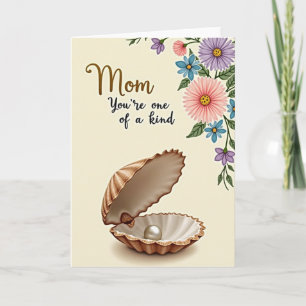Mama, du bist etwas Besonderes, Perlmutt-Karte Karte