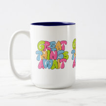 "Mama, du bist ihr Flügel" Zwei-Tonen-Tasse - schö