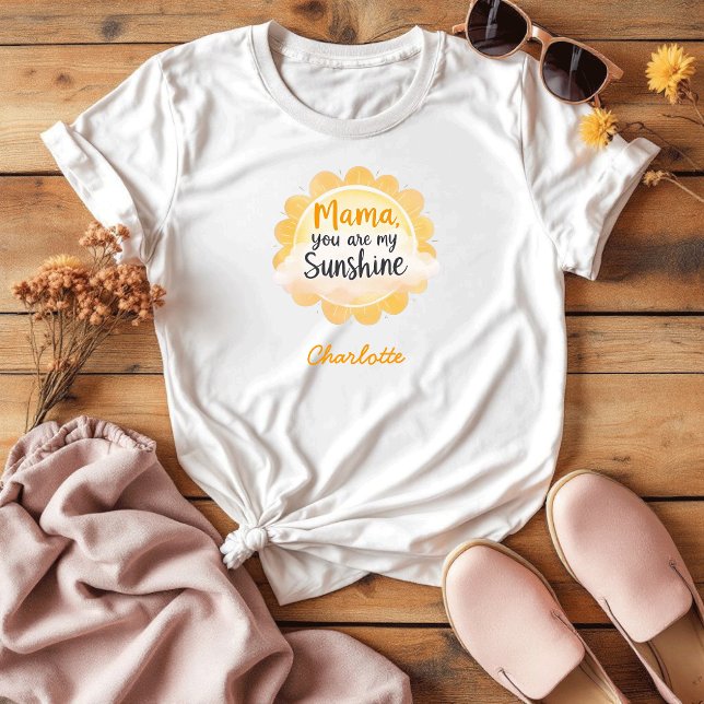 Mama, du bist mein Sonnenschein | Psychische Mama T-Shirt (Von Creator hochgeladen)
