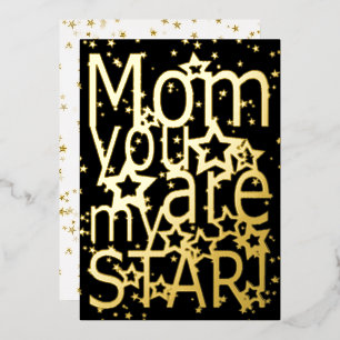 Mama, du bist mein Stern Muttertag-Folien-Feiertag Folien Feiertagskarte
