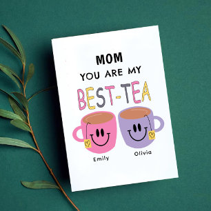 Mama, du bist meine beste-Tea-Geburtstagskarte Feiertagskarte