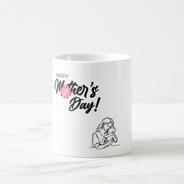 "Mama, du bist meine endlose Liebe. Muglady" Kaffeetasse (Mittel)