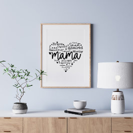 Mama du bist poster