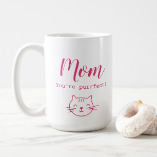 "Mama, du bist purfekt" lustige niedliche Katzenli Kaffeetasse