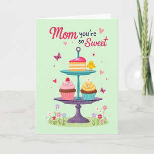 Mama, du bist so süß Geschenkkarte Karte