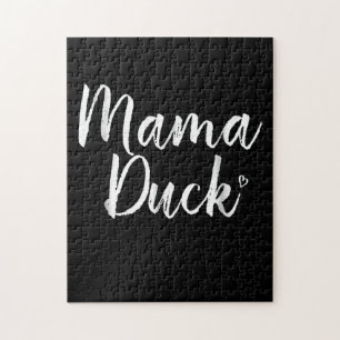 Mama Duck , Niedliche Ente, Mors Day, Geschenke Ma Puzzle