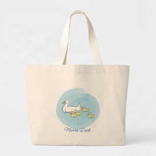 Mama Duck Personalisiert Shopping Tote Bag Jumbo Stoffbeutel