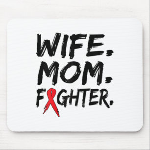 Mama Ehefrau Kämpfen Herzerkrankungen Bewusstsein Mousepad