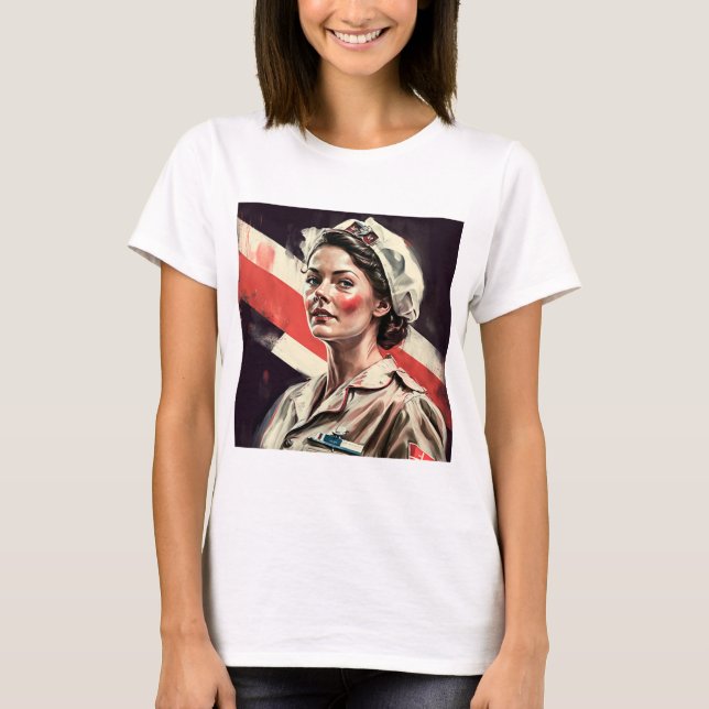 Mama Ehefrau Pflege T - Shirt (Vorderseite)