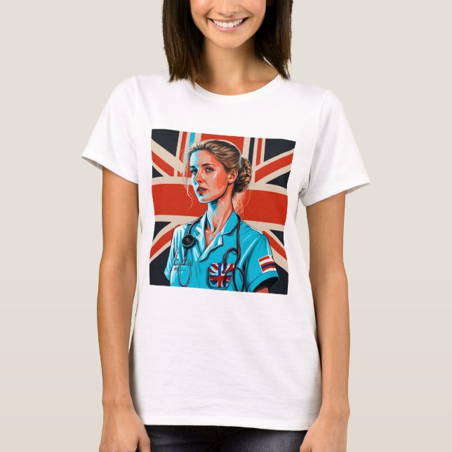 Mama Ehefrau Pflege T - Shirt (Vorderseite)