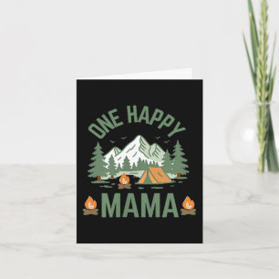Mama ein glücklicher Camper 1. Geburtstag Camping Karte