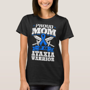 Mama einer Ataxie-Krieger-Bewusstsein Ribbon-Dysta T-Shirt