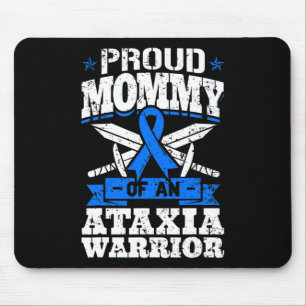 Mama einer Ataxie Warrior Awareness Ribbon Dystax Mousepad