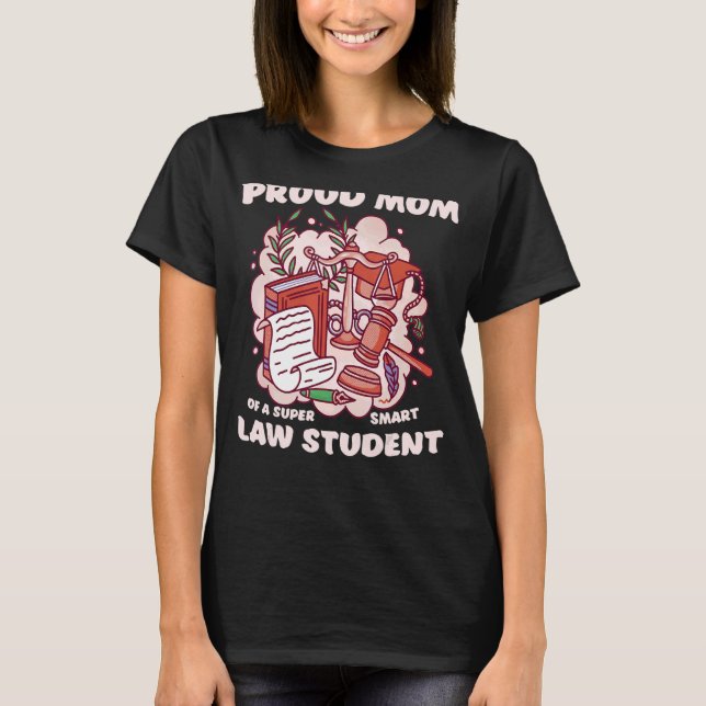 Mama einer Jurastudentin Juris Doc. T-Shirt (Vorderseite)