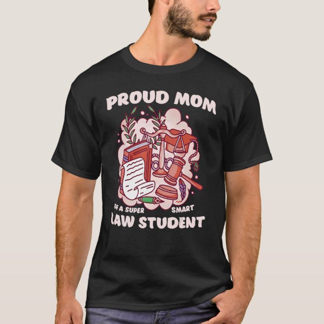 Mama einer Jurastudentin Juris Doc. T-Shirt (Vorderseite)