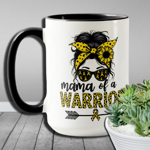 Mama einer Mama zur Sensibilisierung für Krebs im  Tasse
