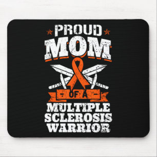 Mama einer Multiplen Sklerose-Kriegerin Frau Ribbo Mousepad