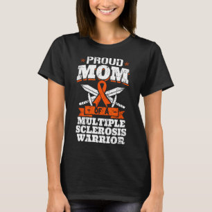 Mama einer Multiplen Sklerose-Kriegerin Frau Ribbo T-Shirt