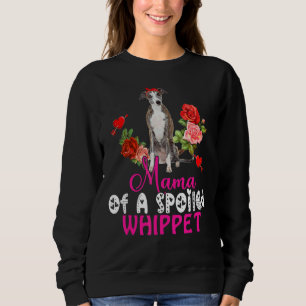 Mama einer Niedlichen Whippet-Whippet-Hunde-Krawat Sweatshirt