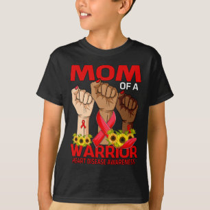 Mama einer Warrior Herzerkrankung Bewusstsein Sonn T-Shirt