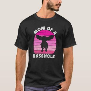 Mama eines Basslochs für Frauen Basset Hound Mama T-Shirt