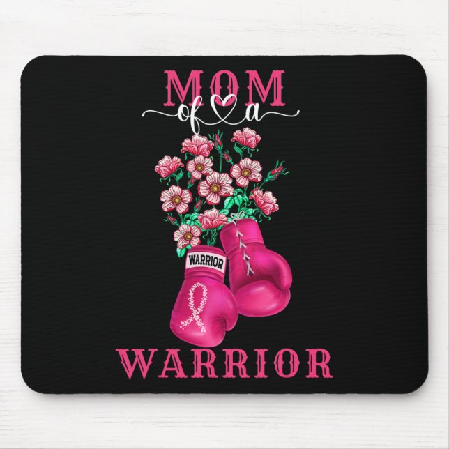 Mama eines Brustkrebserklärungssystems eines Krieg Mousepad (Vorne)