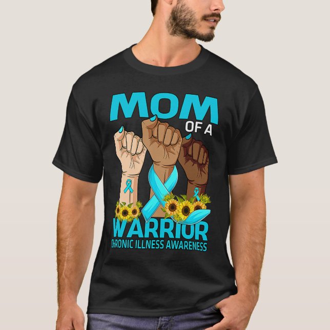Mama eines Chronischen Krankheitsgefühls eines Kri T-Shirt (Vorderseite)