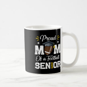 Mama eines Footll Senior 2025 Cl von 2025 Gradu Kaffeetasse