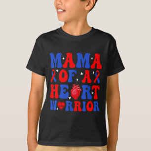 Mama eines Herzens Kriegers angeborener Herzfehler T-Shirt