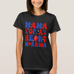 Mama eines Herzens Kriegers angeborener Herzfehler T-Shirt