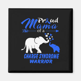 Mama eines Kartäts-Syndrom-Kriegers Magnet