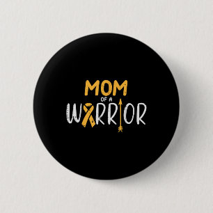 Mama eines Krebsbewusstseins eines Kriegers im Kin Button