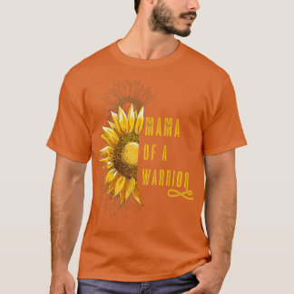 Mama eines Kriegerkrebses, Ribbon Oncolog T-Shirt