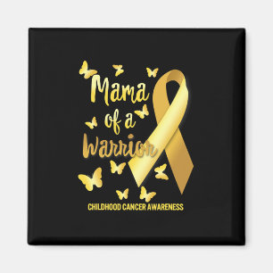 Mama eines Kriegers - Bewusstsein für Kinderkrebs Magnet