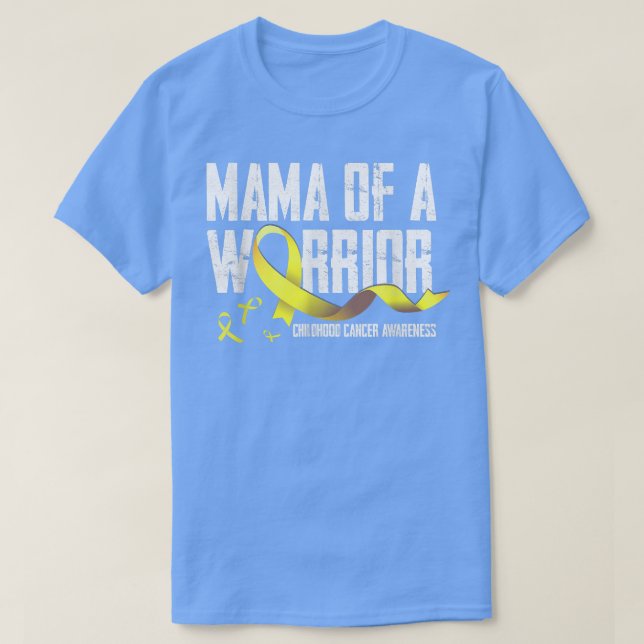 Mama eines Kriegers Krebs im Shirt (Design vorne)