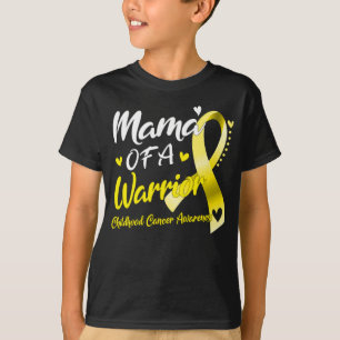 Mama eines Kriegers Krebsbewusstsein im Kindesalte T-Shirt