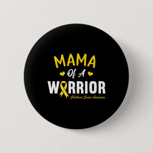 Mama eines Kriegsherochenkrebsbewusstseins Button
